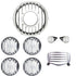 Royal Headlight Grill,Tail,Indicator,Eyes Light Grill Pack of 8 Pcs