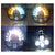 R.J.VON Premium Round 21 LED Full Hi-Low Headlight (110 Watt)