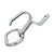 Bike Two In One Bag Hook (Silver)