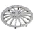 R.J.VON Premium Stylish Silver Colour Wheel Cover For All Cars (Set Of 5)