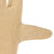 R.J.VON Brown Half Hand Gloves Cold & Sun Protective