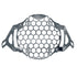 Premium Hexagon Shape Stainless Steel Head Light Grill For Interceptor.