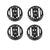 R.J.VON Grill Combo Headlight,Indicator Skull face,Eyes,Tail Grill Set (Pack of 8 Pcs.)
