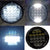 RE 7 Inch Round 21 LED Headlight Light Lamp Kit (75 Watt)