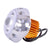 R.J.VON - LED Projector Headlight Kit Super Bright Hi-Lo Beam With OD Angel Eye Devil Eye Multicolor