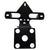 Premium Quality  Adjustable Tail Tidy Number Plate Holder  for All Bikes (Black).