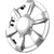 R.J.VON Premium Stylish Silver Colour Wheel Cover For All Cars (Set Of 5)