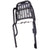 Heavy Backrest With Adjustable Cushion Support With Luggage carrier For Royal Enfield Meteor 350,(Black).