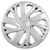 R.J.VON Premium Stylish Silver Colour Wheel Cover For All Cars (Set Of 5).