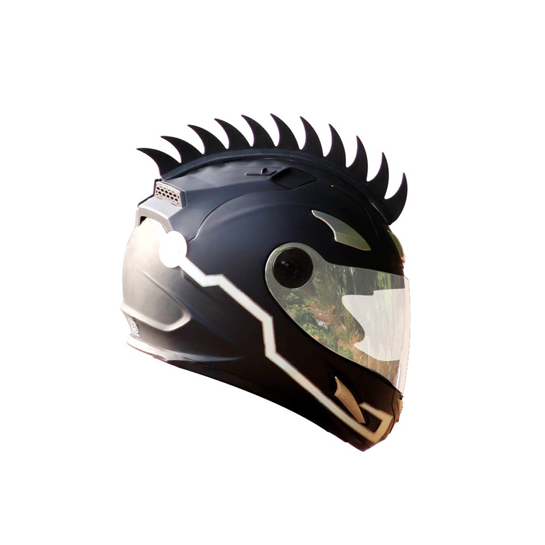 R.J.VON Helmet Rubber Mohawk / Spikes for All Motorcycles Dirt Bike an – R J Express