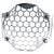 Premium Hexagon Shape Stainless Steel Head Light Grill For Interceptor.