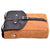 Premium Quality Pure Leather Fuel Tank Bag, (Black/Brown).