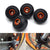 KTM Duke Wheel Frame Sliders Crash Protectors with Front Disc Oil Cap (Pack of 4 Pcs) for KTM Duke 125 cc