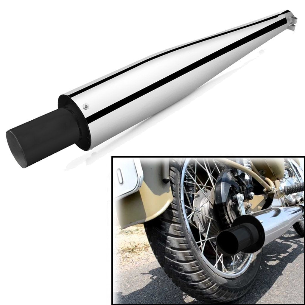 Exhaust Royal Enfield Classic 350 Silencer Types Stock Silencer