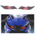 R.J.VON - Decorative Bike Headlight Devil Eyes Sticker for Yamaha R15 All Model
