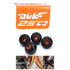 Wheel Frame Sliders Protectors with Front Disc Oil Cap 4 Pcs. for KTM Duke 250 cc