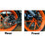 Fork and Swingarm Sliders 4 Pcs Black with Front Disc Oil Cap Orange for KTM RC 125 cc