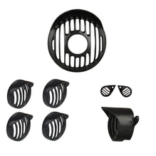 R.J.VON Headlight Projector,Indicator,Tail light Grill With Shade Eyes Grill for Royal Enfield Bullet Classic 350/500 CC/Classic Chrome/Classic Desert Storm