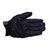 R.J.VON Premium Leather Full Hand Gloves (Blue, X-Large)