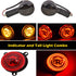 RE Classic Tail Light 3, And Indicator Combo For Royal Enfield Classic (5 Pcs), BLACK.