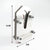 Stainless Steel Side Stand Extender For Honda Hness CB350