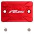 Decorative CNC Aluminium Alloy Disk Oil Cap Red For Yamaha R15 V3 ABS Model