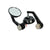 R.J.VON Bike Round Handlebar Mirror With LED Turn Signal LED Side Indicator Light  For - All Bike /Royal Enfield Bullet