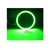 Bike Headlight Cob Angel Eyes Halo Led Ring Light 70 mm Ring Green color, Pack of 2 Pcs.