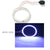 Bike Headlight Cob Angel Eyes Halo Led Ring Light 70 mm Ring White color, Pack of 2 Pcs.