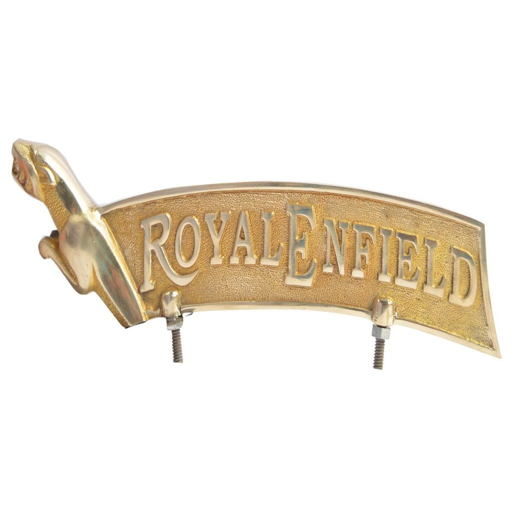 Brass Decorative Front Mudguard No Plate Brass For Royal Enfield