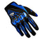 R.J.VON AXE Bike Riding Hand Gloves Full Finger (Blue)