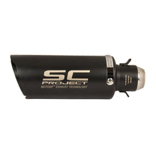 Universal Bike Exhaust Black Straight
