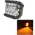 R.J.VON -6 Led Fog Light With Side Red Flashing 15 W (Pack of 2 Pcs)