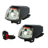 R.J.VON Bike Fog Light with USB A06-X Port Set of 2, Focus White and Blue, 20 W Each)