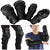R.J.VON -Bike Riding Knee and Elbow Guards, Set of 4,