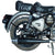 Royal Quality Single Exhaust Silencer With Unique Cutting Outlet Pipe For Royal Enfield Classic,Electra,Standard 350 & 500 ,BS4,BS6