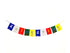 R.J.VON Divy Mantra Tibetan Buddhist Prayer Flags For Car & Bikes