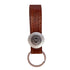 Bike Keychain Leather-T Key Chain (Brown).