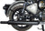 SILMAN Long Bottle  Big Mouth Empty Long Punjabi Silencer Exhaust with Bush Compatible for  Royal Enfield Bullet Classic/Electra/Standard 350 & 500cc BS3,BS4&BS6 Model(Black))