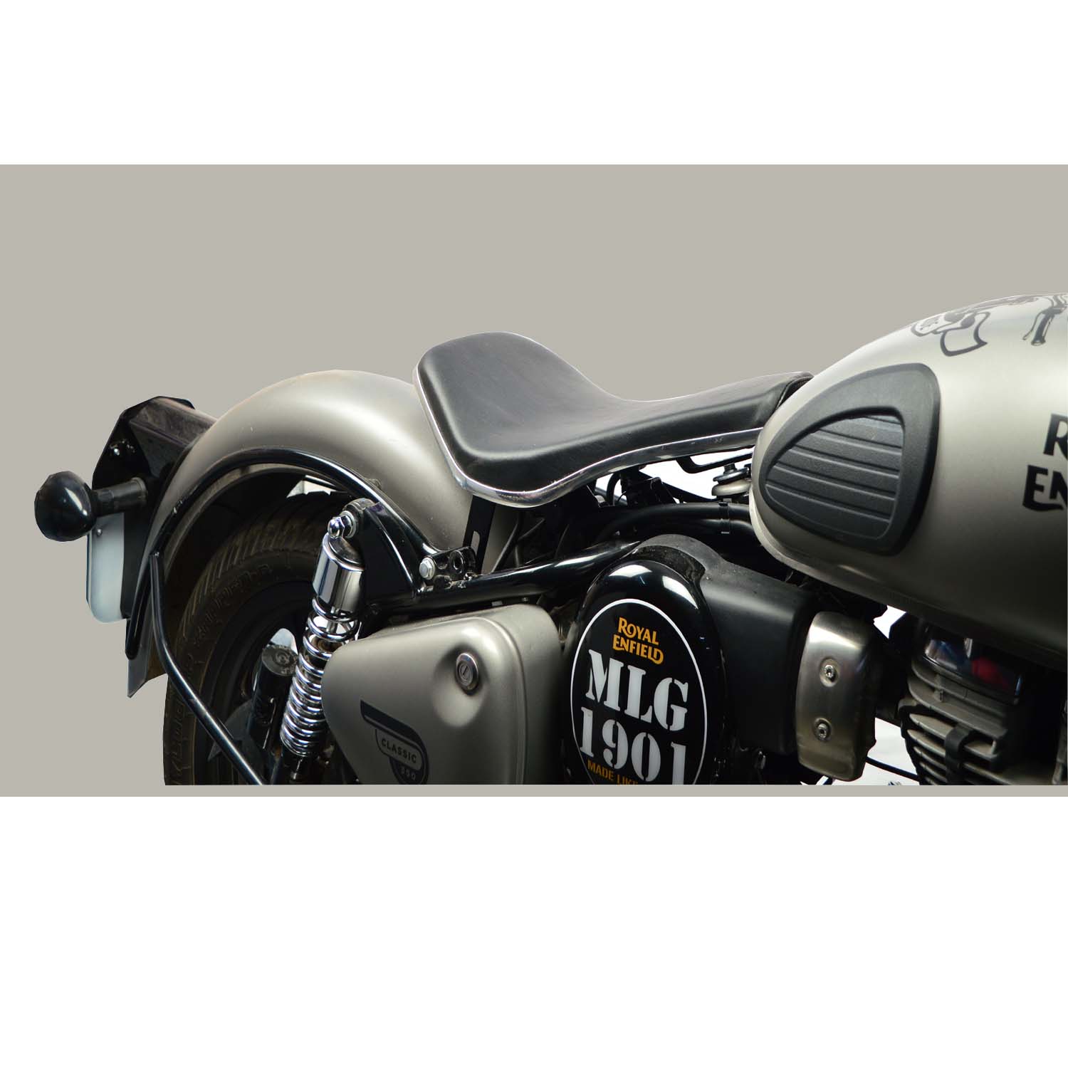 Royal Low Single Slim Seat (Black) For Royal Enfield – R J Express