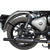 SILMAN Indori Silencer With Cover For Royal Enfield Bullet 350,500, BS4 BS6 Models (Black).