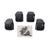 R.J.VON Splendor Indicator light Grill Black (Pack of 4 Pcs.)