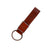 R.J.VON Premium Metal And Leather-T Key Chain Belt Strap design (Brown).
