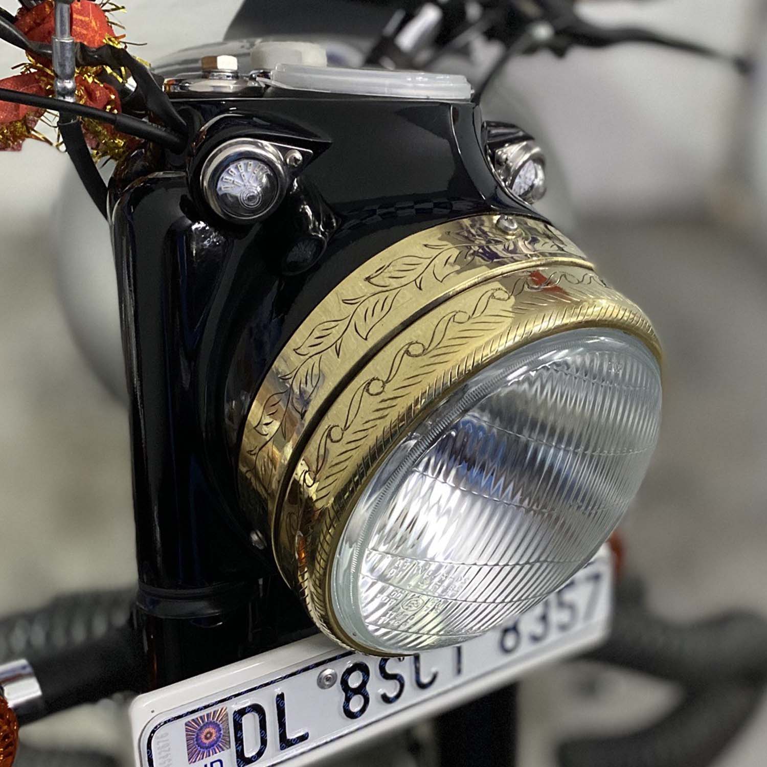 royal enfield classic 350 brass accessories