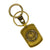 R.J.VON Premium Metal Key Chain Made Like Gun design (Golden)