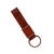 R.J.VON Premium Metal And Leather-T Key Chain Belt Strap design (Brown).