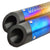 R.J.VON Universal Bike Dual Output Exhaust Silencer IXIL with DB Killer (Multicolour)