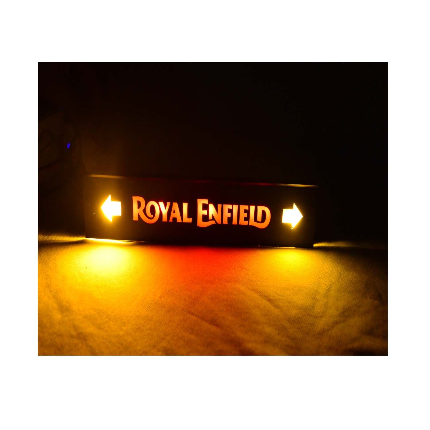 R.J.VON Led Number Plate Acrylic with Tail Light for Royal Enfield Bullet  Standard 350 : Amazon.in: Car & Motorbike