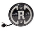 Royal Enfield Headlight  7" Inch Led R Logo For Royal Enfield Classic.Electra,Standerd 350 & 500(Black)
