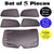 Premium Finish Car Window Sunshades for Mitsubhisi Pajero Sports Old & New - Set of 5 Pcs,( black)